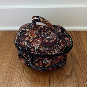 Vera Bradley Round Travel Cosmetic Bag